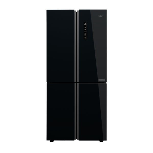 Haier 531 L Inverter Frost-Free Side-by-Side Refrigerator (Black,Convertible) (HRB550KG)