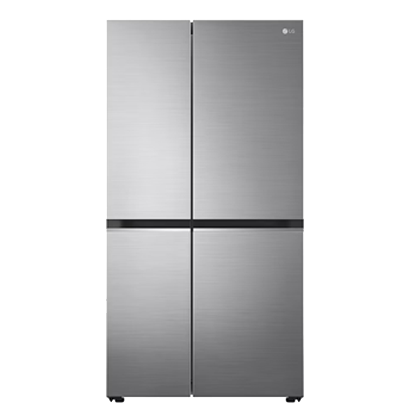 LG 655 Litres 3 Star Side by Side Refrigerator with Smart Diagnosis (GLB257EPZX, Shinny Steel)