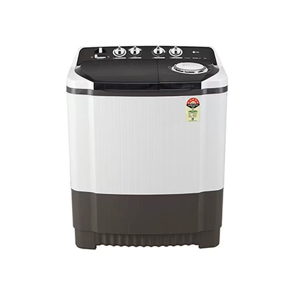 LG 8.5 kg White Roller Jet Pulsator, Soak and Magic Wheels Semi Automatic Top Load Washing Machine (P8525SGAZ)