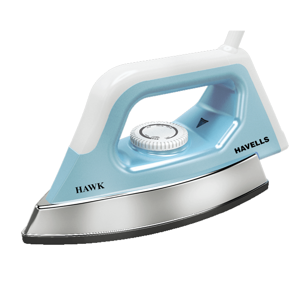 Havells 1100 Watts Hawk Dry Iron (HAWKBLUE1100W, Blue)