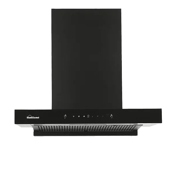 Sunflame CUPO DX 60 BK GC Auto Clean Wall Mounted Chimney  (Black, CUPODX60BKGC)