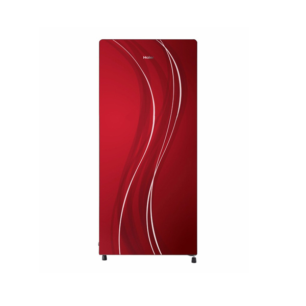 HAIER 195L 4 Star Single Door Fridge - Red (HRD-1954CWG-E)