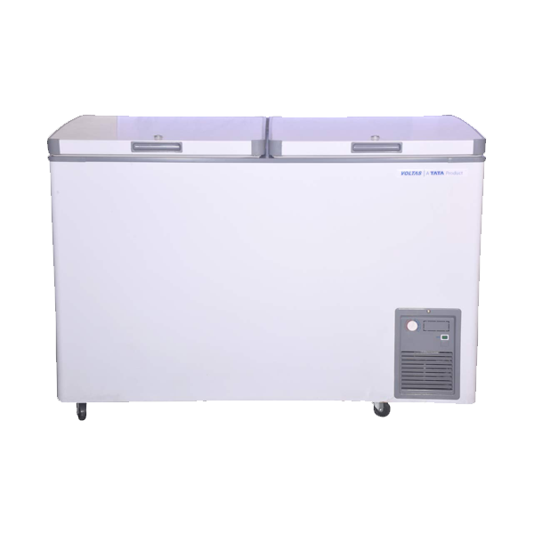 Voltas CF HT 320 DD P Double Door Deep Freezer (320 Liters, White, CFHT320DDPCNVBEPCMGY)