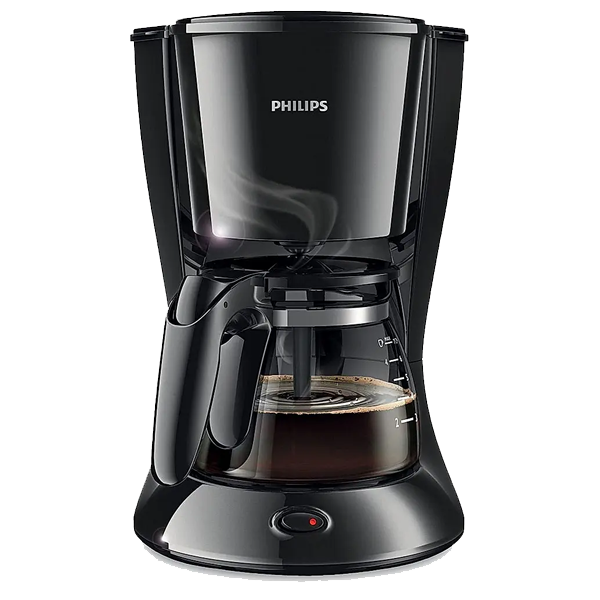 Philips Daily Coffee Maker Metal Black with Aroma Twister (HD7432)