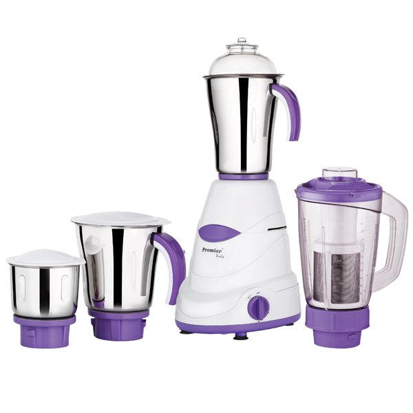 Premier Viola Plus Mixer Grinder With Juicer Jar & 3 Stainless Steel (VIOLA750W)