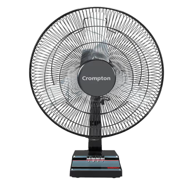 Crompton Table Fan  (Black, Grey) - WIND16TF