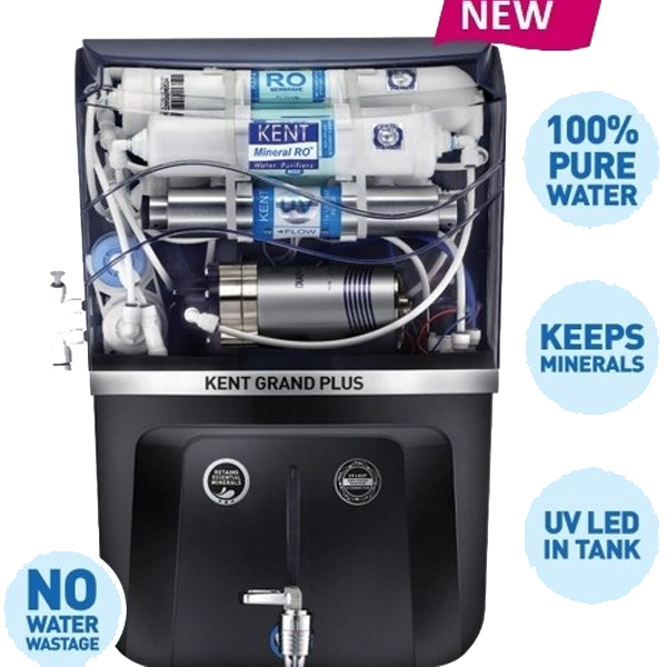 Kent Grand Plus RO+UV+UF+TDS Electrical Water Purifier (GRANDPLUSBLACK)