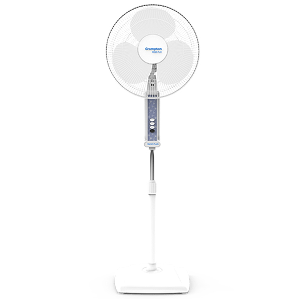 Crompton High Flo Wave Pedestal Fan - 400Mm - White - HFWAVPL16KDWPF