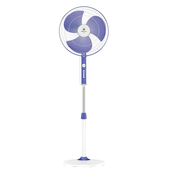 Havells Marvelwind HS 400mm Pedestal Fans (White Blue) (400MMMARVELWINDHSPF)