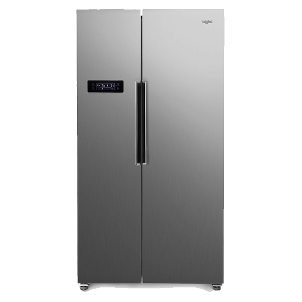 Whirlpool 570 L Frost Free Side by Side Inverter Technology Star Refrigerator (WSSBS570STEELSH)