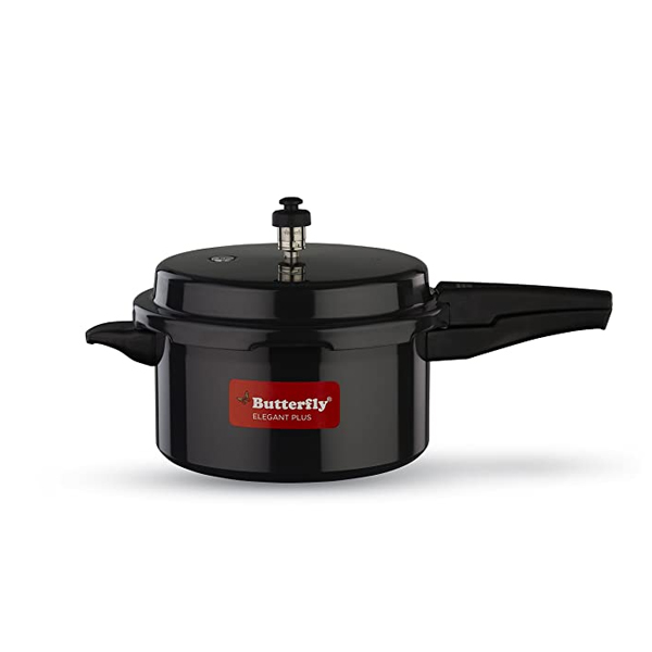 Butterfly Elegant Plus 3 L Induction Bottom Pressure Cooker  (Hard Anodized) (3LELEGANTPLUS)