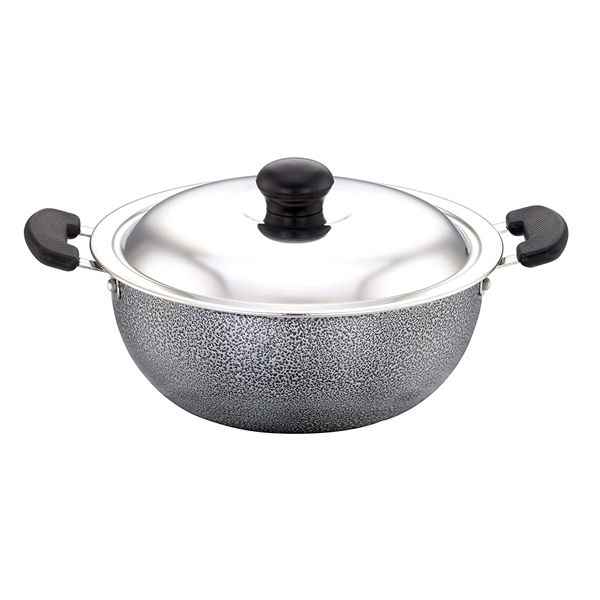 SOWBAGHYA NON STICK DEEP KADAI WITH SS LID (NSDEEPKADAIWITHSSLID)