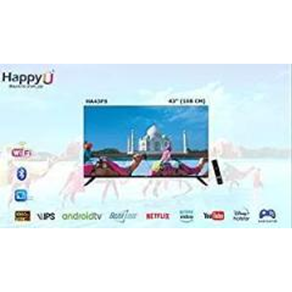 Happyu 43 inch Full HD LED TV Android ,Black (HAPPYUHA43FS)