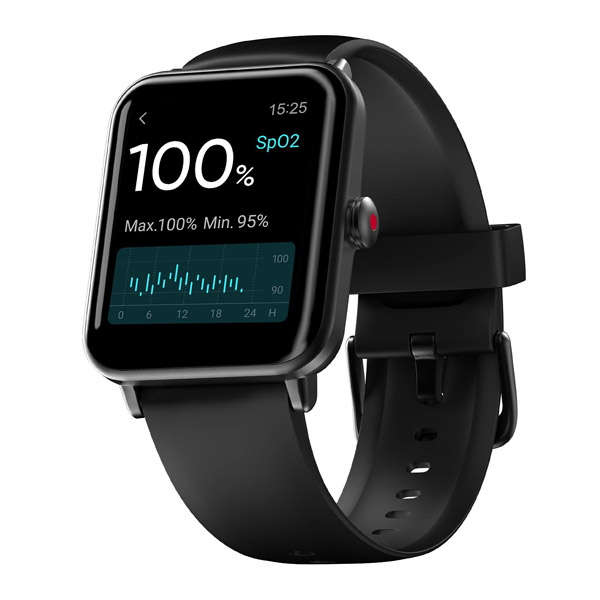 Noise ColorFit Pro 3 Smartwatch  (Black Strap, Regular) (NOISEWCFITPRO3)