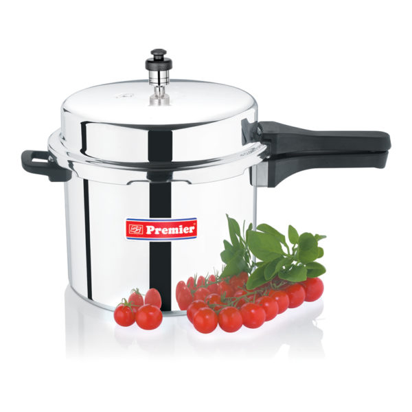 Premier CLASSIC 5.5 L Induction Bottom Pressure Cooker ,Aluminium (7.5LCLASSICALUIB)