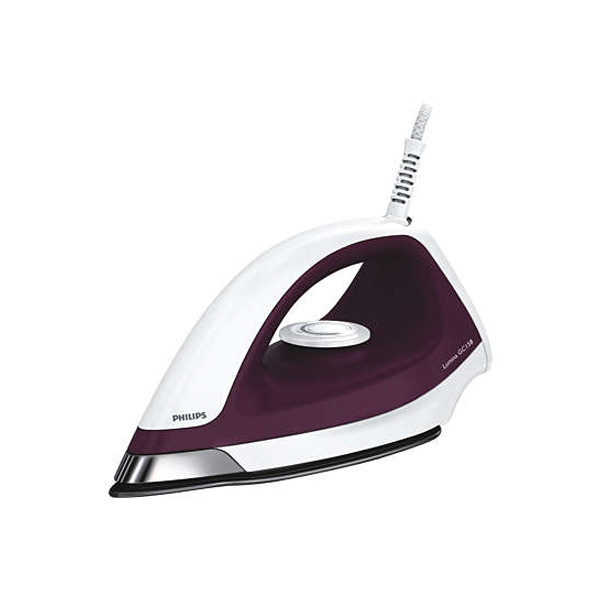 Philips 1100-Watt Dry Iron -Purple (GC158/02)