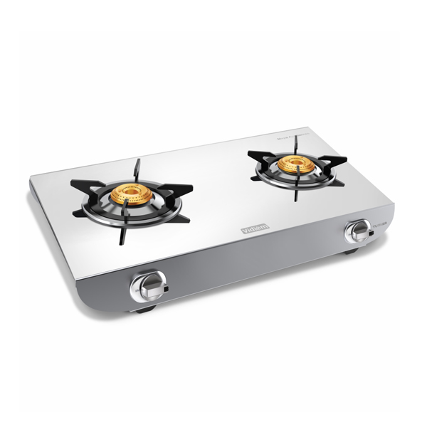 Vidiem Glass tusker 2 Burner Gas Stove (VIDIEMTUSKER2B)