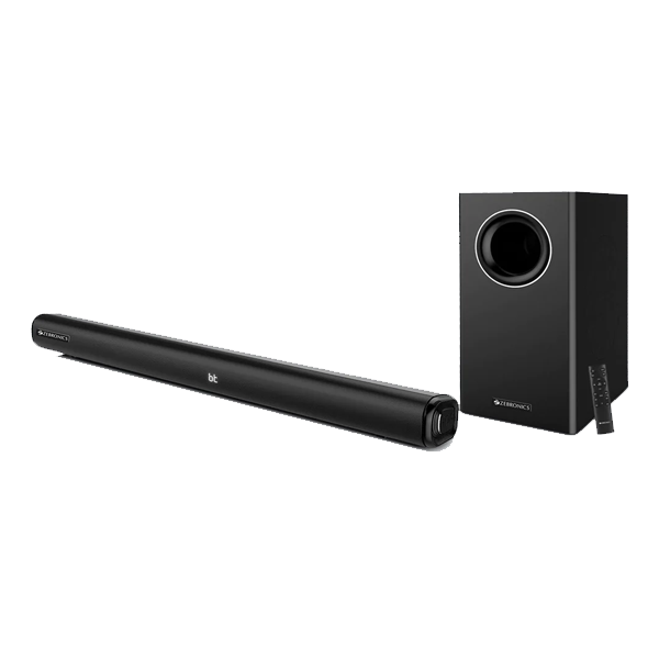 ZEBRONICS Zeb-Juke Bar 701 200W Bluetooth Soundbar with Remote (Hi-Fidelity Audio, Black, ZEBSBTJUKEBAR701200W)