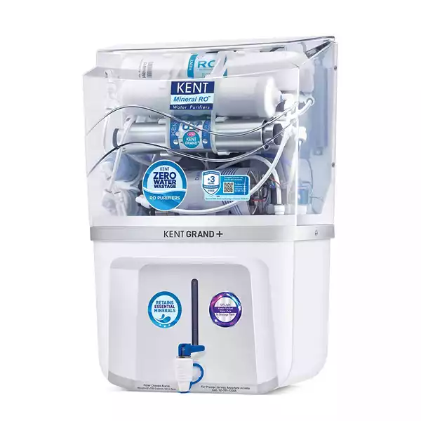 Kent Grand Plus New With In Tank UV 9 L RO + UV + UF + TDS Water Purifier  (White) (GRANDPLUSZWWMRO)