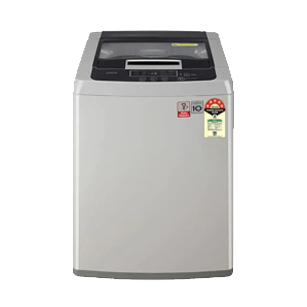 LG 7.5 Kg 5 Star Fully Automatic Top Load Washing Machine (Middle Free Silver) (T75SKSF1Z)