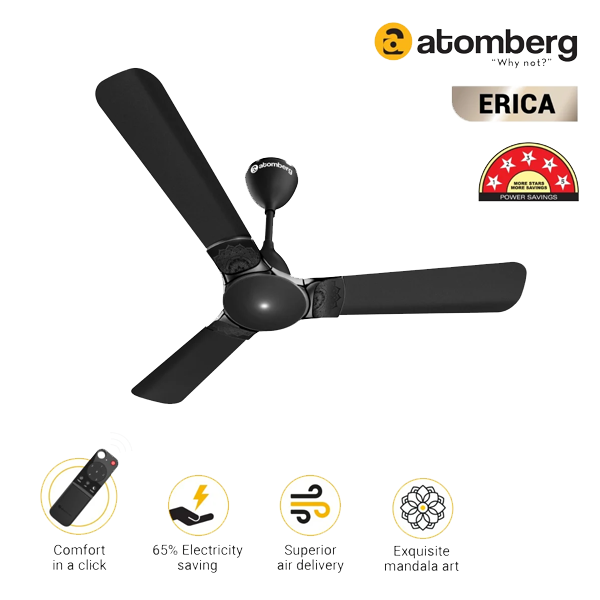 Atomberg Erica 1200mm BLDC Ceiling Fan (48ERICAPLUS)