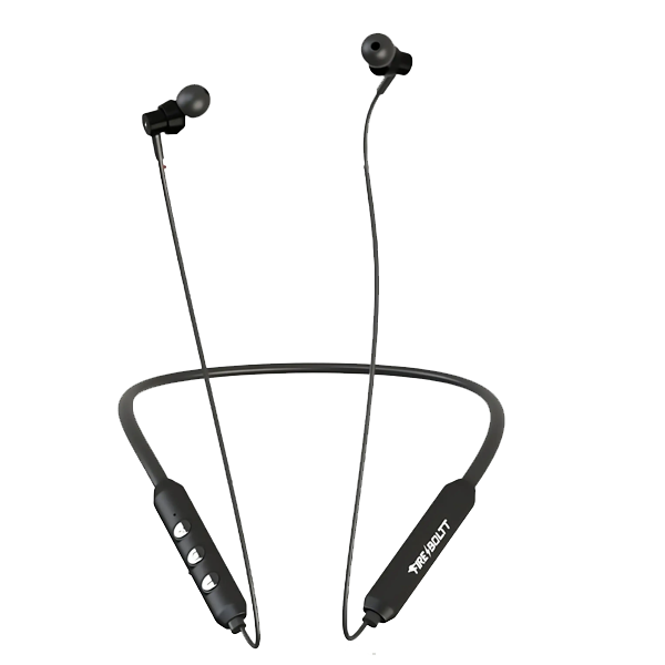 Fire-Boltt Fire Band Apollo Wireless Neckband, Black (FBNA102APOLLO)