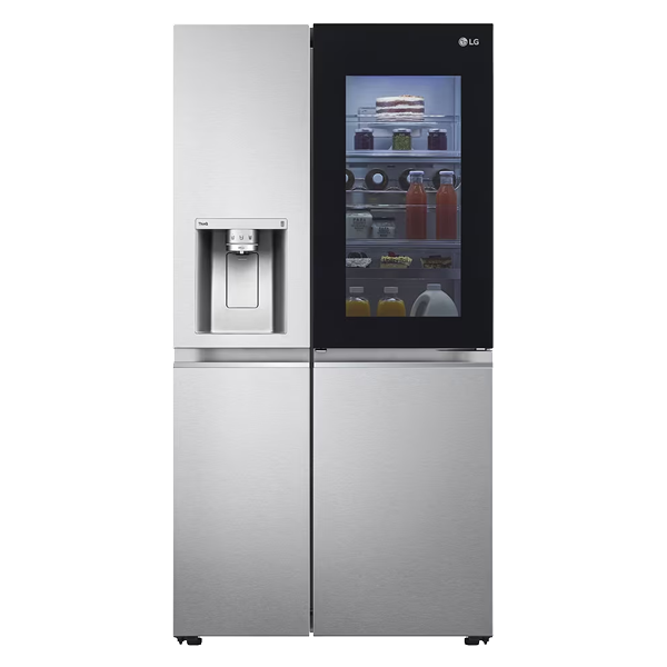 LG 635 Litres 3 Star Frost Free Side by Side Refrigerator with Smart Diagnosis (GLX257ABSX)