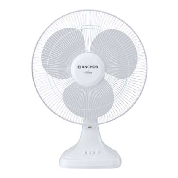 Anchor by Panasonic Rapido 400mm High Speed Table Fan  (White) (FANCYTF)